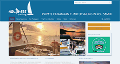 Desktop Screenshot of nautiness-sailing.com